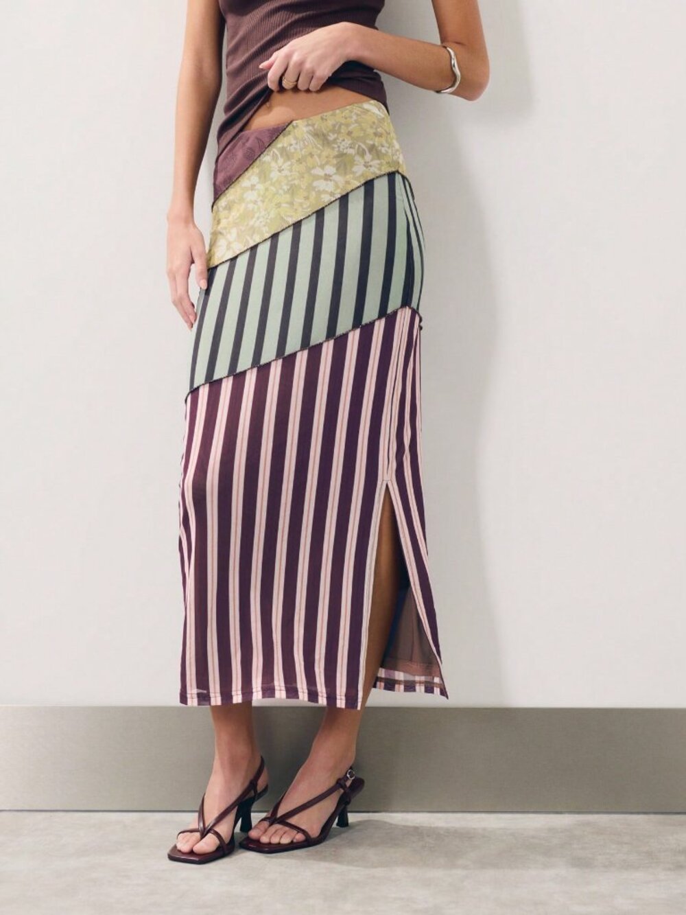 Multicolor Elegant Women's Skinny Pencil Skirt
